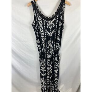 INC International Concepts Patterned Jumpsuit Size Medium